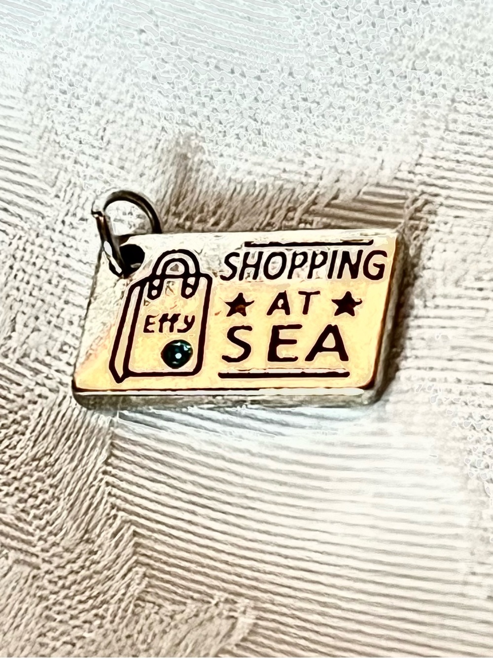 Rare Effy "Shopping At Sea" Charm Pendant – Collector's Souvenir